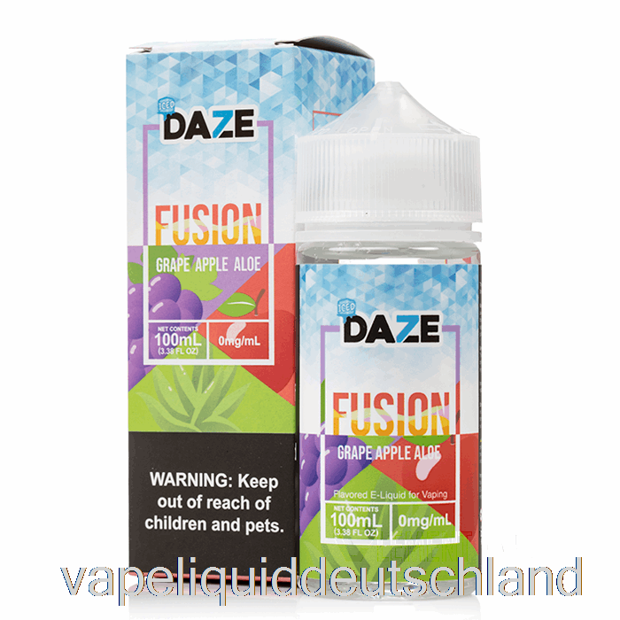 Iced Grape Apple Aloe – 7 Daze Fusion – 100 Ml 3 Mg Vape Deutschland